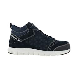 Reebok - Chaussures de sécurité montantes bleue marine en daim résistant à l'eau embout aluminium S3 SRC Bleu marine Taille 40 - 40 bleu matière_0