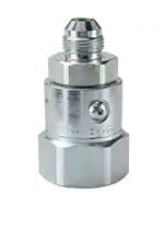 Raccord hydraulique en ligne Parker Série PS410306-4-4 - jusqu'à 5 000 psi - acier et nitrile_0