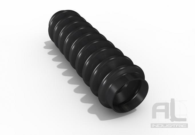 Soufflets de protection moulés - PVC, Silicone/Kevlar ou Cuir - Températures -30°C à 200°C - Options de montage ZIP_0