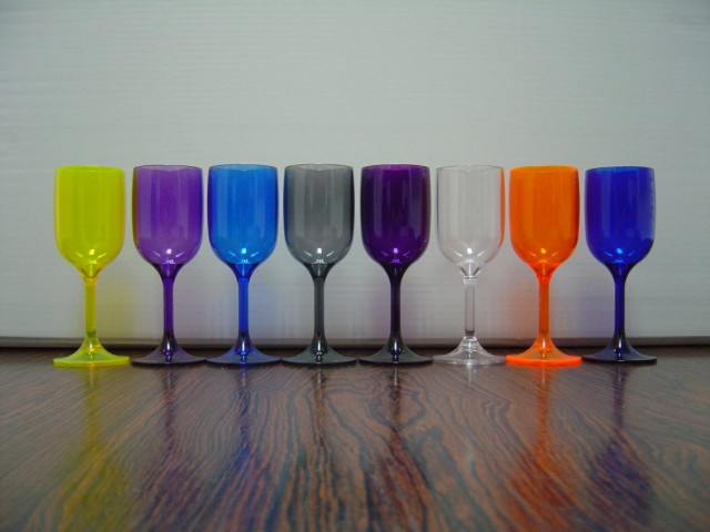 Verre a vin polycarbonate couleur_0