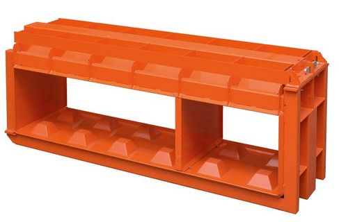 180.60.60-T - Moules pour blocs en béton - Betonblock - Modèle de toit -T_0