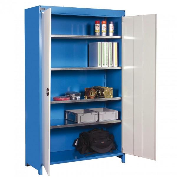 Armoire en acier sur pied - Hauteur 2000 mm - Profondeur 500 mm - 4 tablettes - Marque Rolléco_0