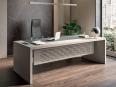 Bureau de direction VERMONT avec insert en cuir - Kesiolt_0