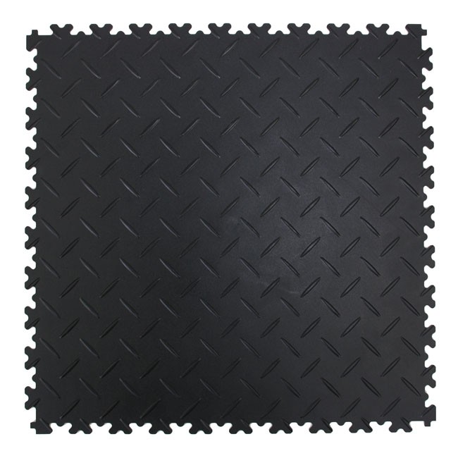 DALLES PVC DIAMANT NOIR