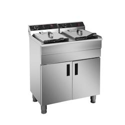 Friteuse électrique professionnelle double 16L + 16L - EF162C - inox EF-162C_0