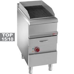 Grill vapeur électrique - Grille en fonte réversible double face - Module 1/2 - E7/GVQA4_0