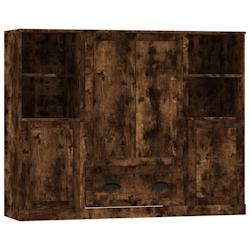 Helloshop26 - Buffet bahut commode armoire meuble de rangement organisateur cuisine salle de séjour salons 3 pcs bois d'ingénierie 02_0037063 - 3000_0