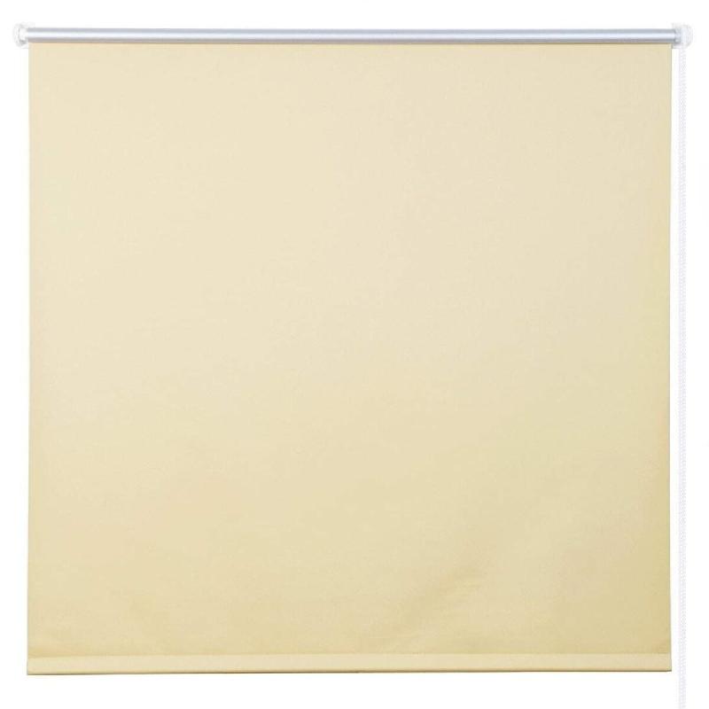 Helloshop26 - Store enrouleur occultant polyester montage rapide aucun perçage requis pour fenêtres et portes 40x160 cm beige 19_0000893 - beige pol_0