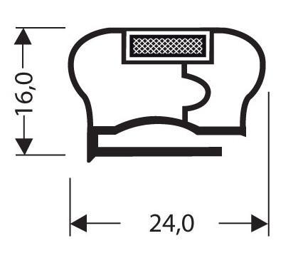 Joint pvc plat aimante pour meubles frigos jpf-102_0