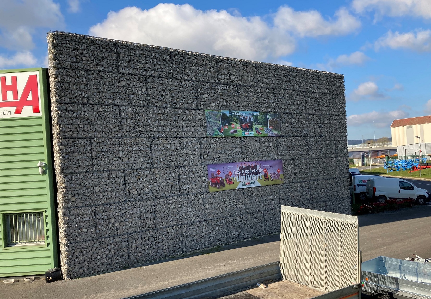 Mur d'habillage en Gabion STONEBOX_0