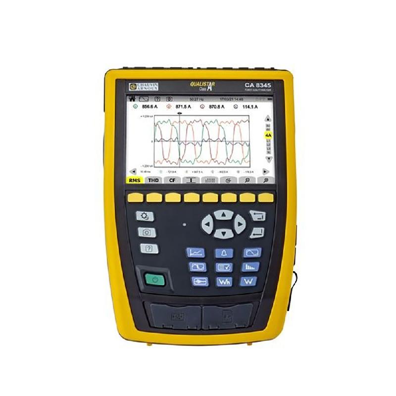 P01160658 | Analyseur de qualité réseaux électriques Classe A CA8345, avec chargeur PA32ER (1000V CAT IV), Chauvin Arnoux_0
