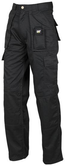 PANTALON DE TRAVAIL TWILL CARGO CATERPILLAR COLORIS NOIR TAILLE 40