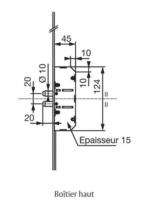 Serrure 5 points série 5700 spn1 2040x18 écart de pene 20mm a2p* - VACHETTE - 18424000 - 407375_0