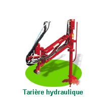 Tarière hydraulique pour tracteurs enjambeurs et interlignes - montage simple et rapide_0