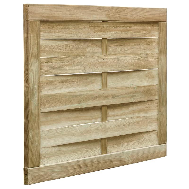 Vidaxl portillon de jardin bois de pin imprégné 100x75 cm vert 45308_0