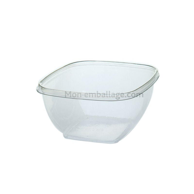 Bacs alimentaires saladier carré en plastique recyclé 500 cl_0