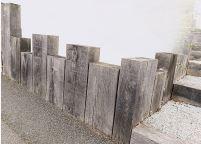 Bordure de bois carré et retenue de terre (sciage) - classe 3 ou classe 4_0