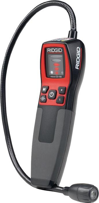 Détecteur de fuite de gaz RIDGID Micro CD-100 - 0 à 6 400 ppm - Sensibilité réglable et alarme visuelle, sonore et vibrante_0