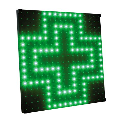 Enseigne pharmacie - MTS13 - Mini croix à LED simple face - 50W - 320x320 mm_0