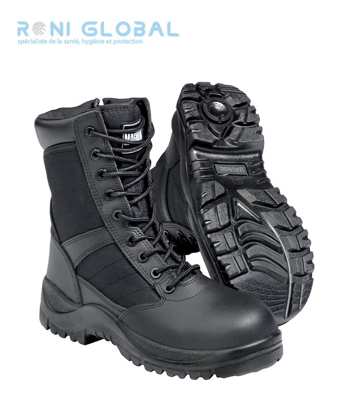 Ranger de sécurité anti-abrasion en cuir/nylon - Magnum Centurion 8.0 SZ Cityguard - Fermeture à glissière et semelle antidérapante_0