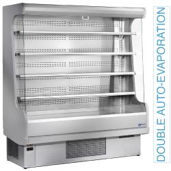 Mural réfrigéré ventilé avec groupe EM12-G/A1 - tôle plastifiée, inox AISI 304, 4 tablettes réglables_0