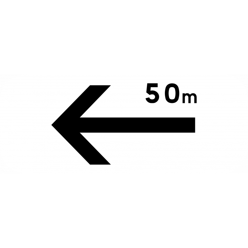Panonceau prescriptions stationnement et arrêt M8ebis - Application des prescriptions, 50m ou 100m_0