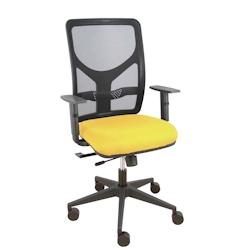 Piqueras y Crespo Silla Motilla traslack malla negra asiento bali amarillo brazo regulable - jaune multi-matériau 21TKM840B100B10CRN65_0