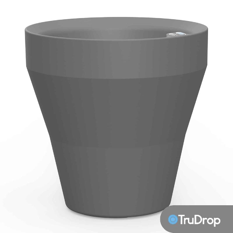 Pot rond gris rim de 56 cm avec trudrop one_0