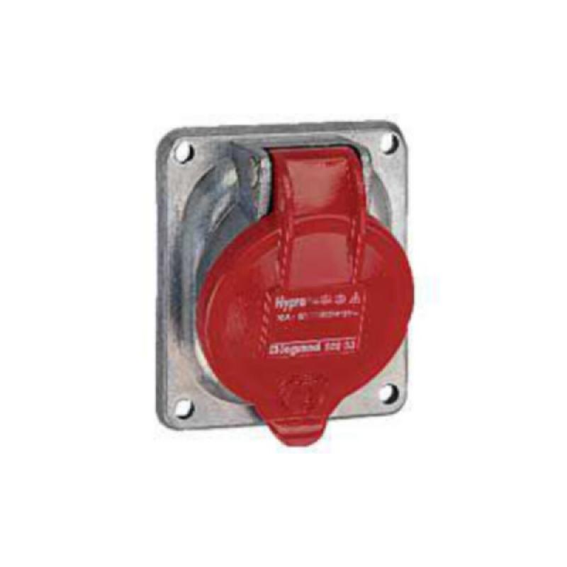 Prise murale fixe Hypra 32A 3P+T métal multicolore 94x84 mm Legrand - 417070_0