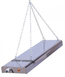 Rs 400 - Radiants à infrarouge électriques - Sodalec - L435 x l170 x H42 mm - 400W/230V avec voyant et rayonnement performant_0