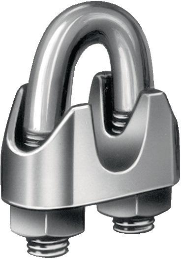 Serre-câble galvanisé - similaire à DIN 741 - filetage M5 - taille nominale 5,0 mm - UE = 250 pièces_0