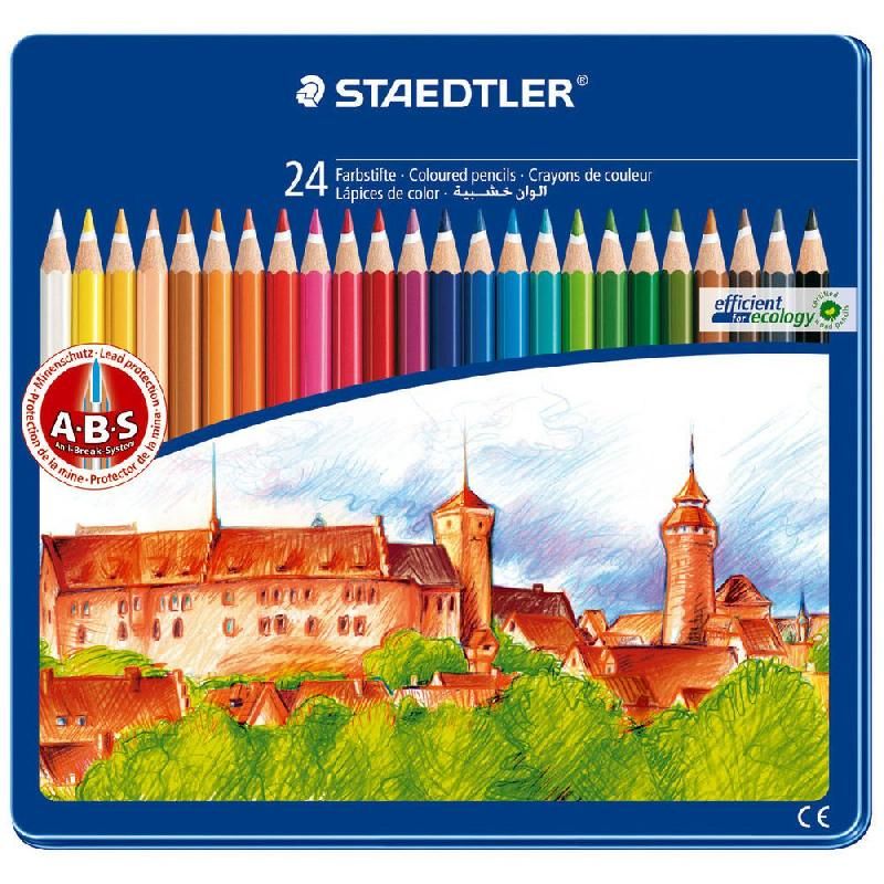 STAEDTLER Crayons de couleur arc-en-ciel Noris Club Mine 4 mm à l'unité