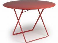 Table pliante ronde 120cm plein air_0