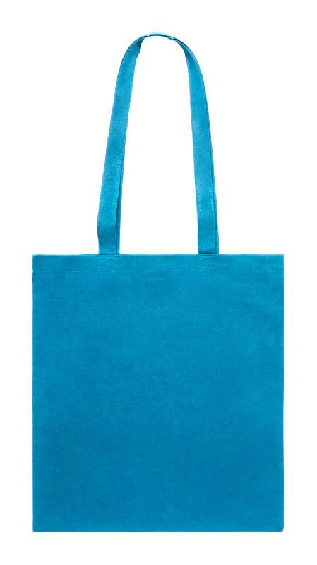 Tote bag coton - coloré avec anses longues - 180 g/m² - bleu clair - 70 gr_0
