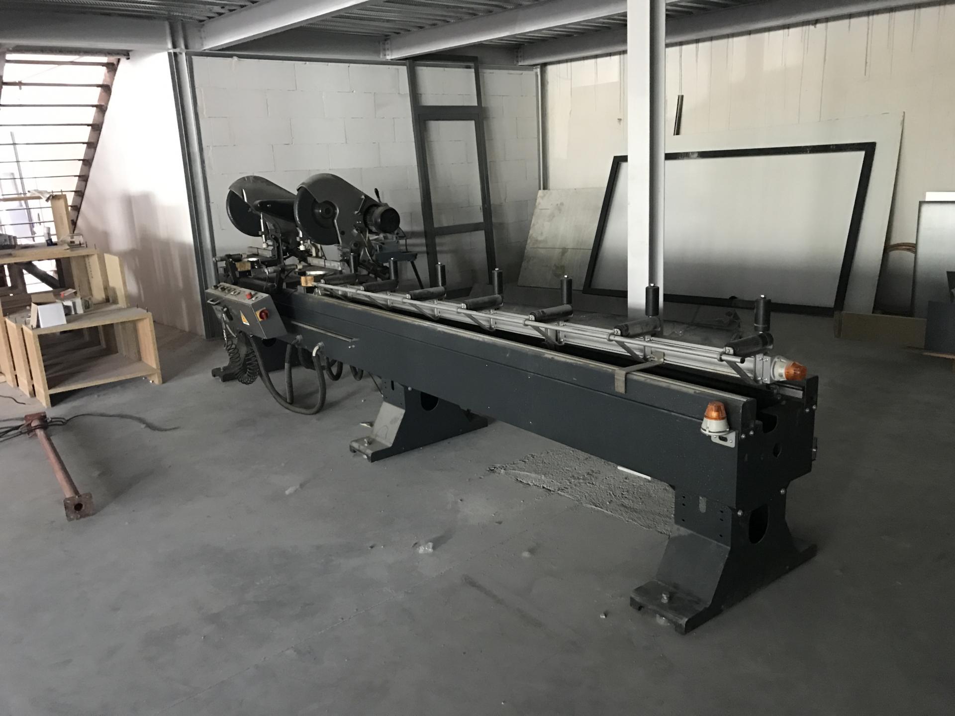 Tronçonneuse à double tête à lame pandulaire Ø 400 mm - Déplacement motorisé - COMALL MACH 400_0