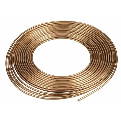 Tuyau En Cuivre Souple C1100 T2 - Longueur 2 M, Diamètre Extérieur 10 Mm, Intérieur 8 Mm | Pour Plomberie, Réfrigération, DIY