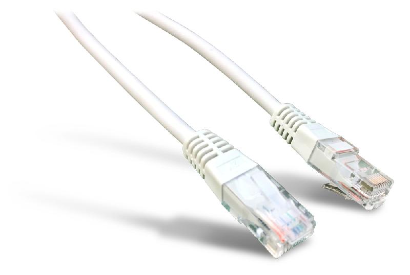 Garbot B-02-50200 - Câble réseau RJ-45 Cat6 U/UTP (UTP) gris 2 m - Connecteurs mâle/mâle - Placage or_0