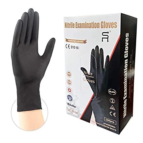 5R LOT DE 100 GANTS JETABLES EN NITRILE - SANS POUDRE - SANS LATEX - N_0