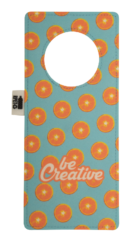 Accroche-porte personnalisé en feutre RPET - impression quadri sublimation - minimum 50 pièces_0