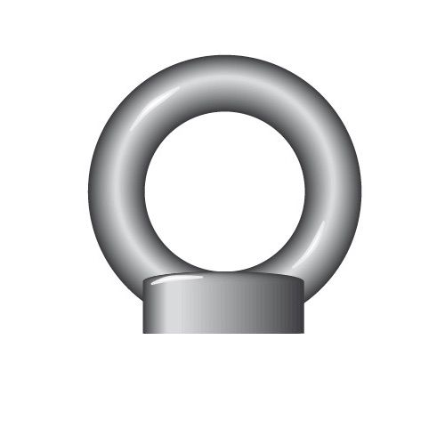 Anneau de levage femelle - Deal SAS - Green Pin S-8142 et E-8142, zingué DIN 582 Ø 42 mm - CMU 6.3 t_0