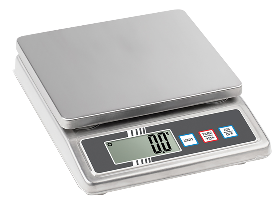 Balance de précision - Plateau inox 150x120 mm - Portée 500 g / 0,1 g - Étanche IP65 - Série 0155KE_0