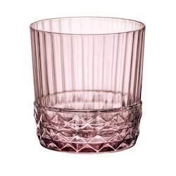 Bormioli Rocco - Lot 6 Chopes America20s 37cl En Verre Rose Forme Basse - rose 3256391047330_0