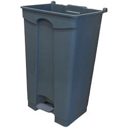 CAMBRO - WBFC87LBASE-180 - Collecteur 87L à pédale et roulettes arrières - 78.4 x 47,6 x 38,1 cm - Gris - gris plastique WBFC87LBASE-180_0