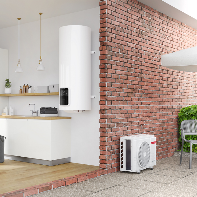 Chauffe-eau thermodynamique Nuos Split Inverter Wifi mural 200L - Ariston - 3069762_0
