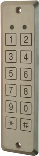 Claviers contrôle d'accès - numériques à codes avec électronique déportée - 1 porte - jusqu'à 500 utilisateurs_0