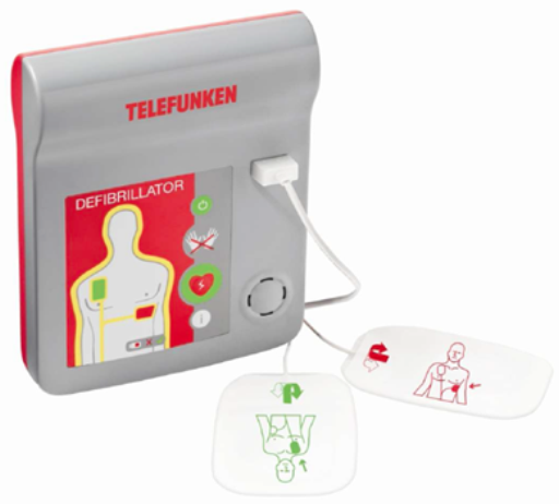 Défibrillateur semi automatisé externe dsa telefunken hr1_0