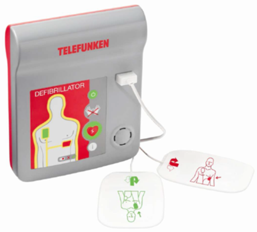 Défibrillateur semi automatisé externe DSA Telefunken HR1 - Haute énergie et simplicité d'utilisation_0