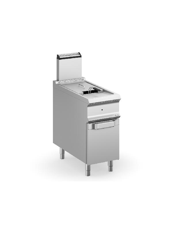 Friteuse gaz - 18 Litres sur placard, 1 bac, Acier inoxydable, Thermostat de régulation - FRG94A_0