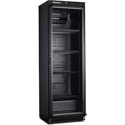 MARECOS Armoire  - Pos - 1P. - Ext Noir -P. Vitree -  308L - 220W - Int 477X470X1590Mm - Froid Ventile - Serrure ARV-430-CS-PV-BLACK - noir acier ARV-_0