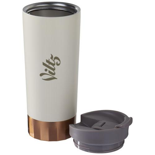 Mug Peeta 500ml - Double paroi en acier inoxydable avec isolation par vide en cuivre - Gardez vos boissons chaudes 8h ou froides 24h_0